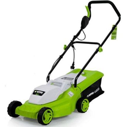 Tondeuse electrique 1200W Surface 300M2
  Coupe 32 cm Hauteur de coupe 20-65 mm Bac 30L VITO